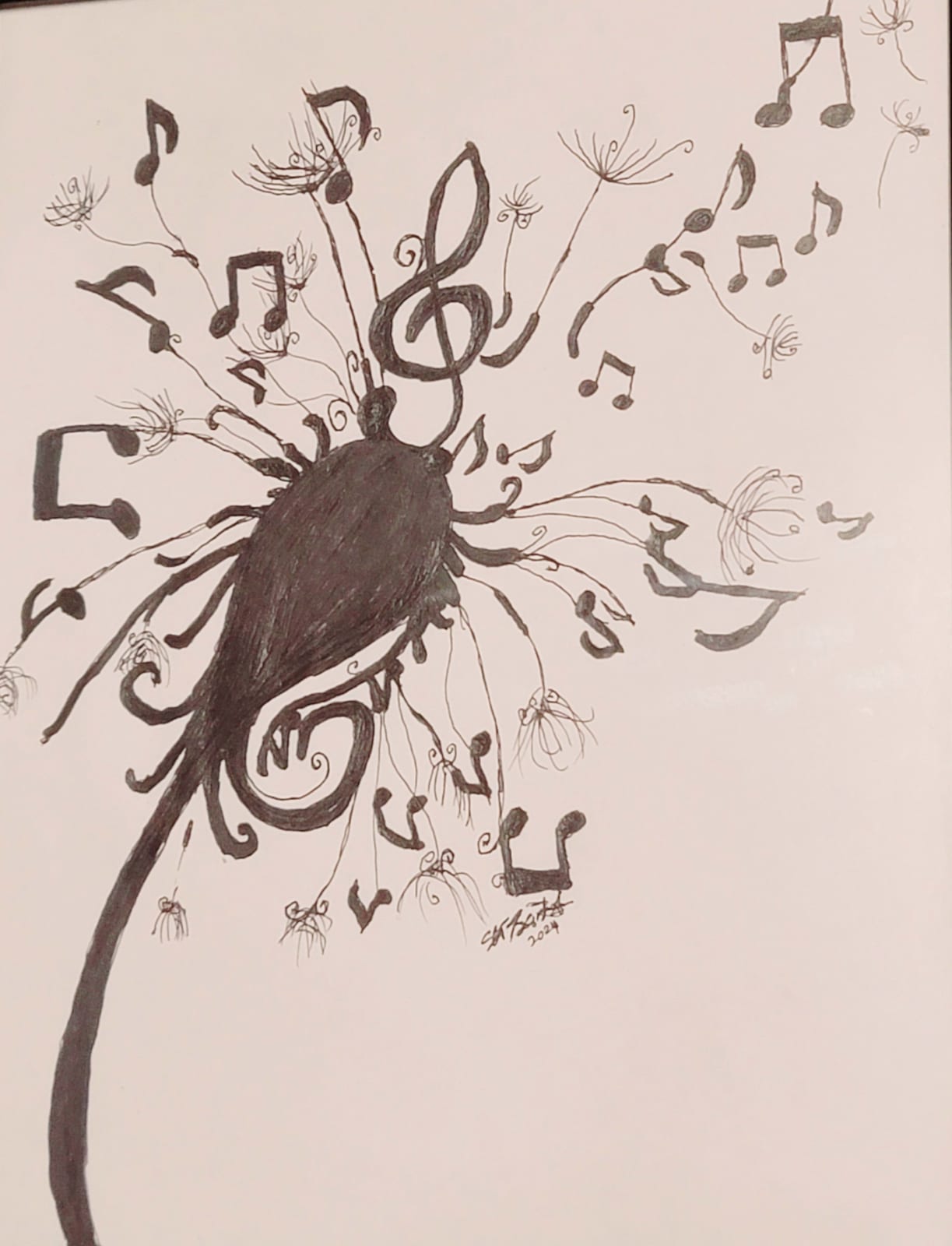 "Whimsical Dandilion" - Image 1