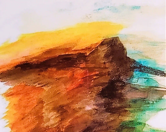 Butte at Sunset - Image 1