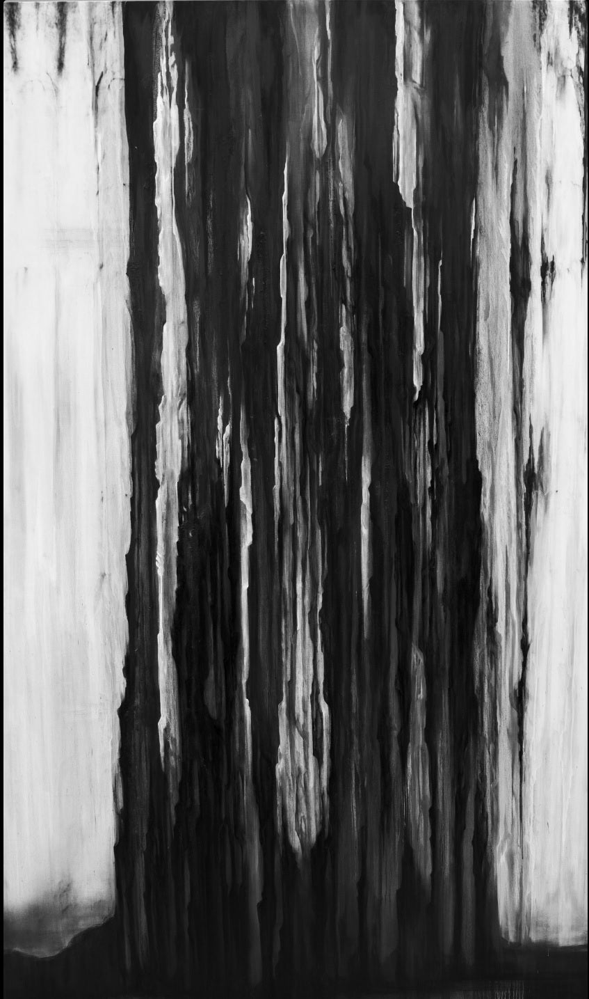 Black Lines 108"x60" Original