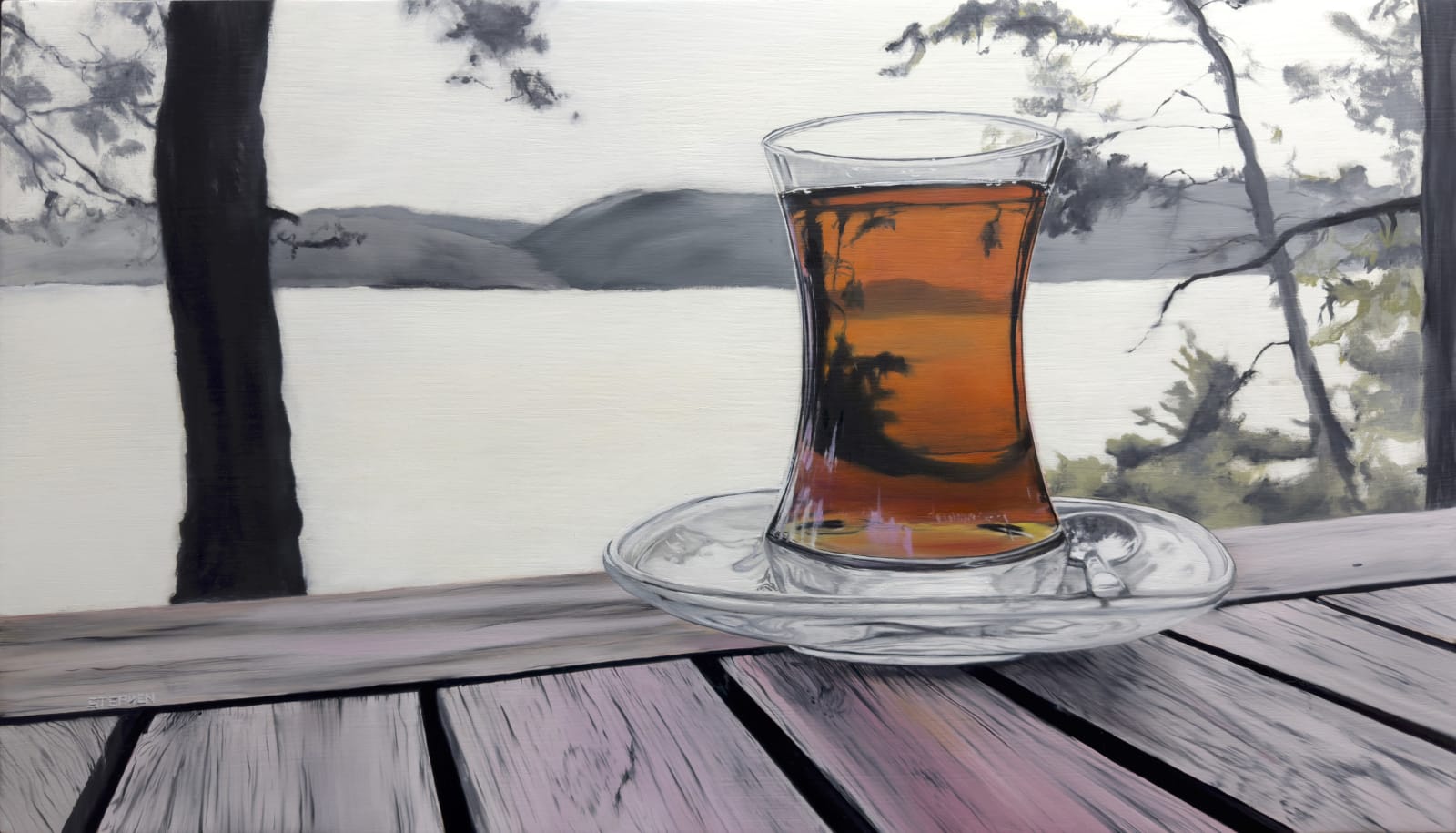 Tea by a Lake - Image 1