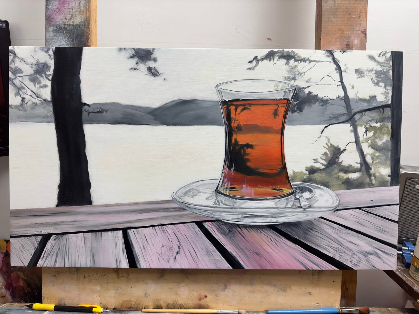 Tea by a Lake - Image 3