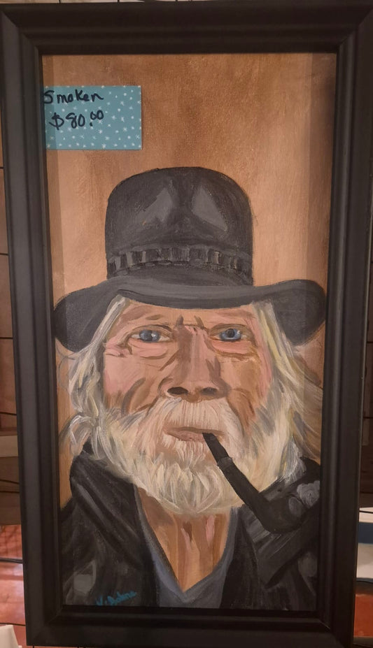 Oldman with pipe - Image 1