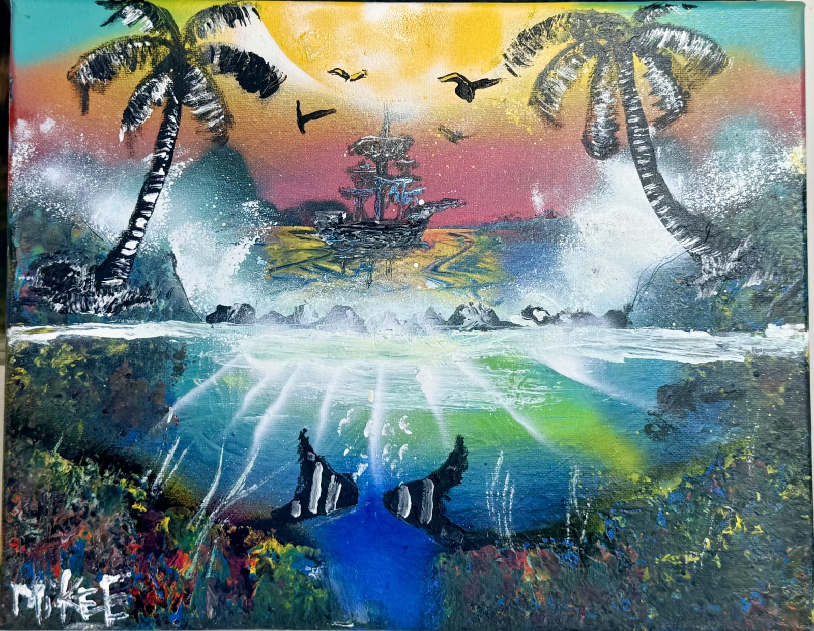 Sunset at Sea - Image 1